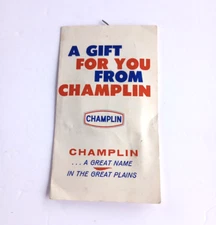 Vintage CHAMPLIN OIL CO. Advertising NEEDLES BOOKLET Gift