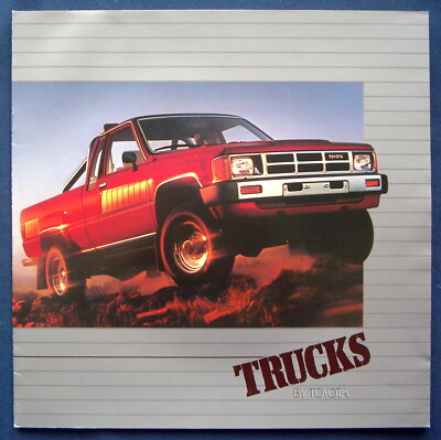 Prospekt brochure 1984 Toyota Trucks  (USA)