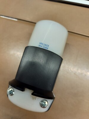 HBL2623 HUBBELL **Qty 25** FEMALE TWIST LOCK PLUG 30A 250V New Take Offs L6-30
