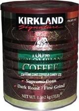 Kirkland Signature 100 Colombian 3 Pound, coffee, 48 Oz SYNCHKG129194 