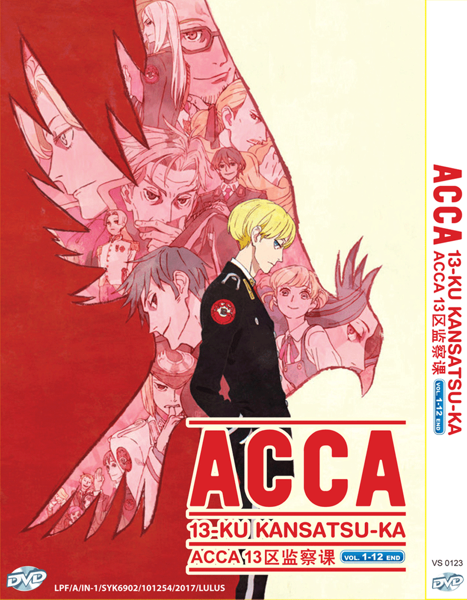 ACCA 13-KU KANSATSU-KA Vol.1-12 End DVD ANIME English ACCA 13-KU KANSATSU-KA Vol.1-12 End DVD ANIME English