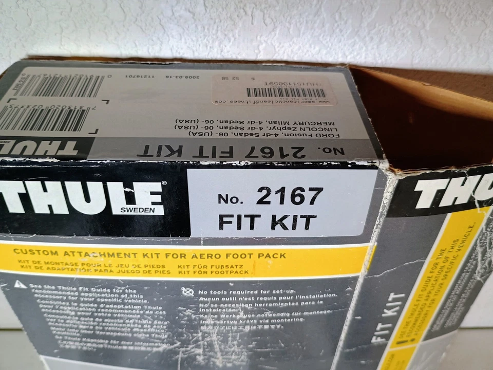 Kit Thule Fit #2167 - Ford Fusion 2006 + Incluye artículos en la foto - ENVÍO GRATIS Foto 2 de 4