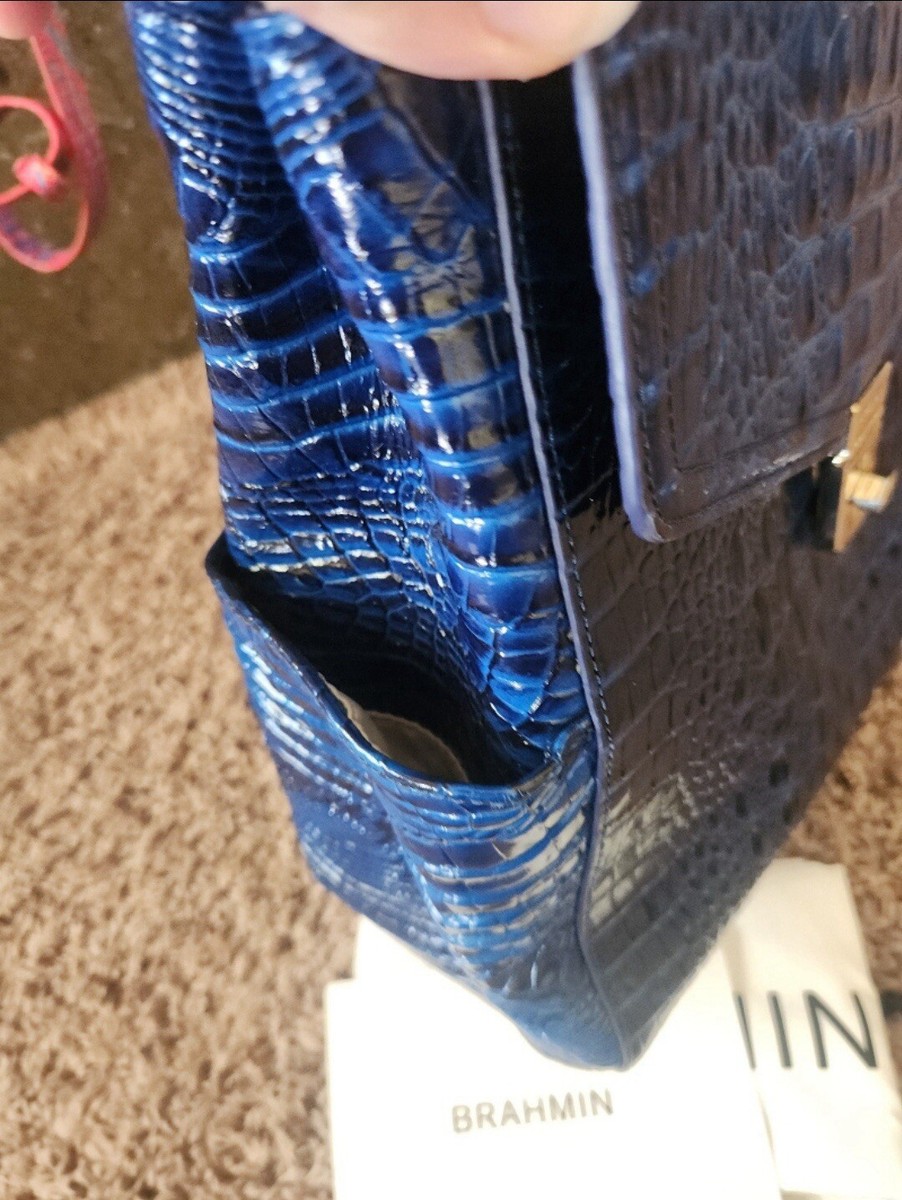Brahmin Liz Sapphire Melbourne backpack Brahmin Liz Sapphire Melbourne Backpack | eBay main image 3