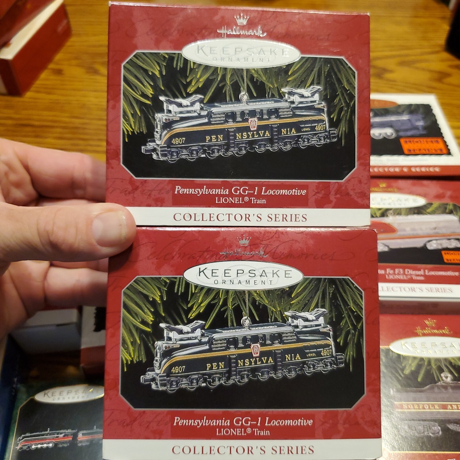 NEW Vintage Hallmark Keepsake Ornament LIONEL Train Series Lot of 13