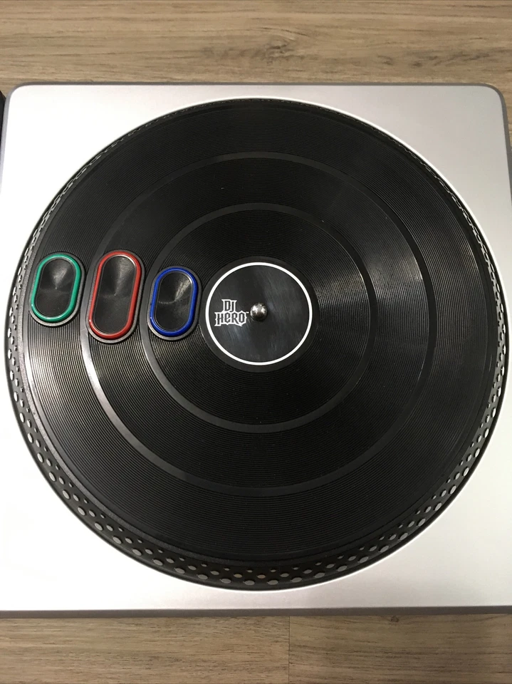 DJ Hero Inalámbrico Giratorio Playstation 2 y 3 Activision PS2 PS3 Sin Dongle PROBADO Foto 2 de 4