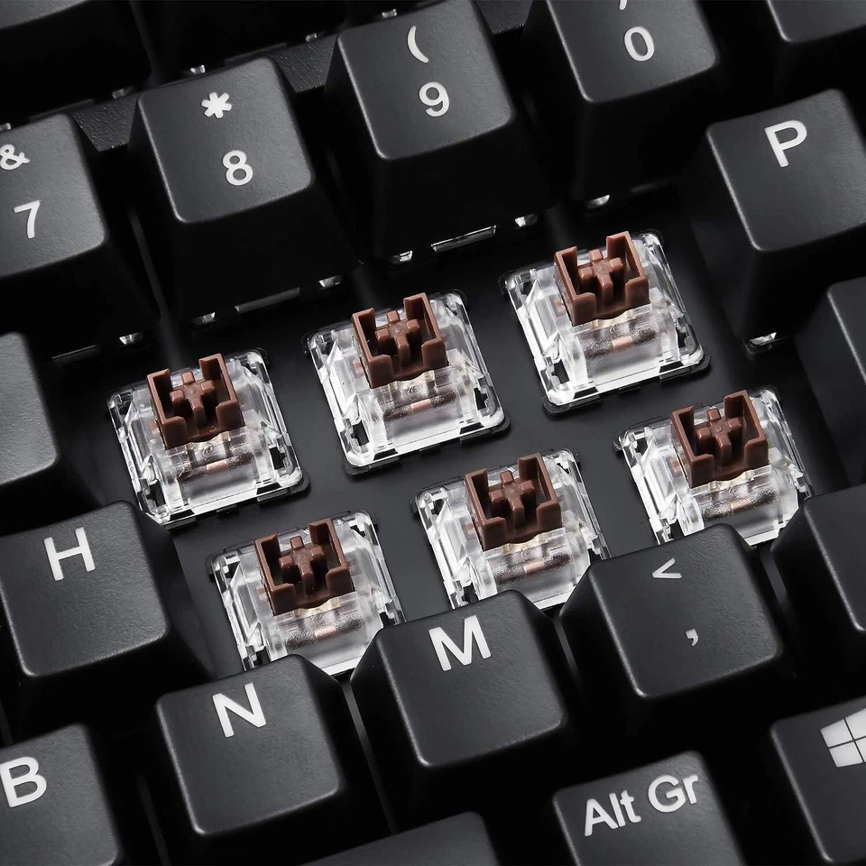 Perixx PERIBOARD-522 Mechanical keyboard with trackball, brown shaft large 55 mm - Image 3 of 4