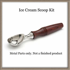 1 Ice Cream Scoop Woodturning Lathe Kit Stainless Steel Fast Shipping