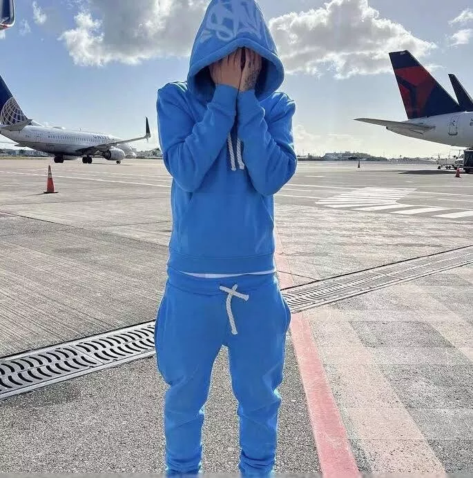 Central Cee - Syna World Logo Tracksuit - Blue - Medium🔵 SOLD OUT