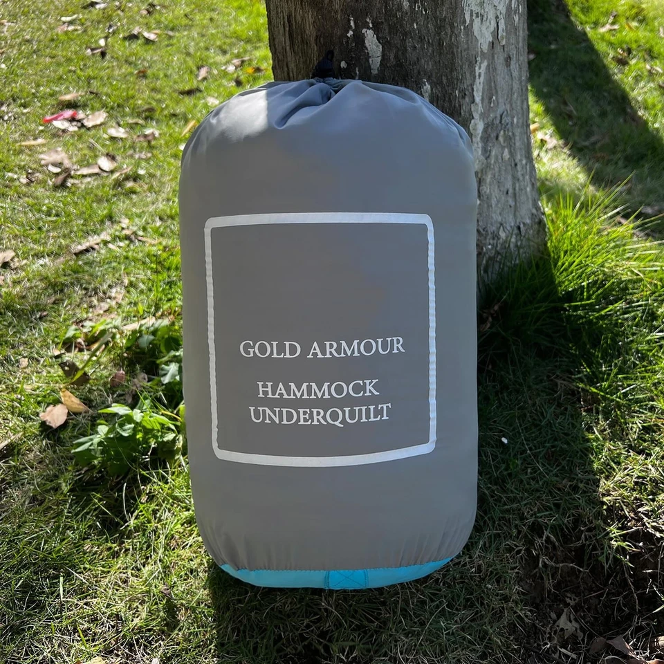 Hamaca de camping ultraligera al aire libre debajo del edredón manta térmica de invierno debajo del edredón Foto 4 de 4