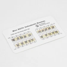 Dental Orthodontic Monoblock MIM Bracket Braces Mini Standard Roth 022 345 Hook