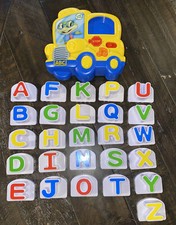 Leap Frog Fridge Phonics School Bus with 26 Alphabet Letters
