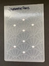 Spellbinders Kyoto Oriental Fans Cut & Emboss Folder 5" x 7"