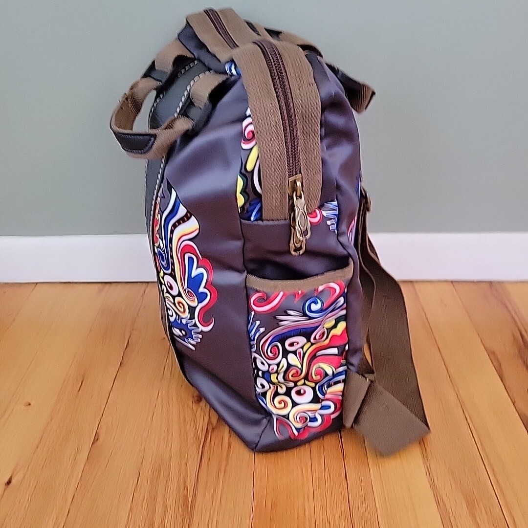 MEIZHIDAO Backpack Bag Asian Dragon Pattern Fashion Bookbag
