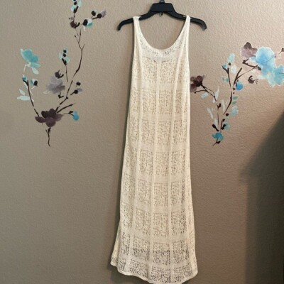 Zara Open knit maxi dress S | eBay