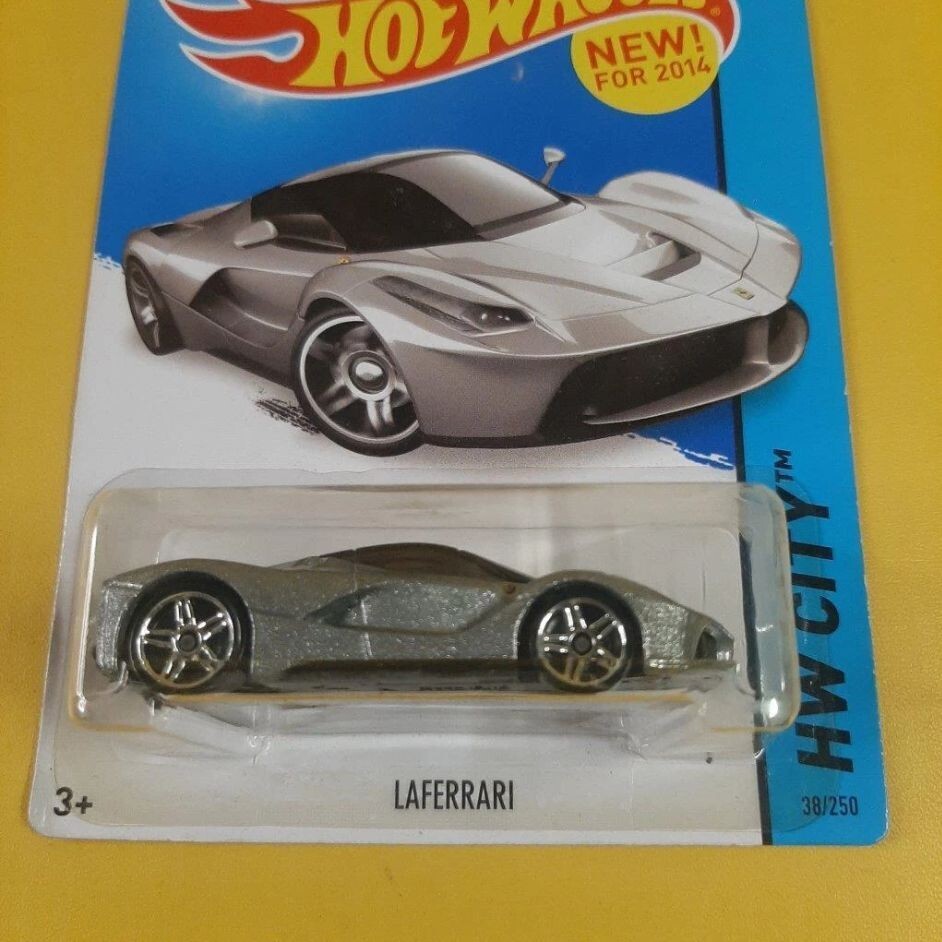 lot of 6) Hot Wheels FERRARI LaFERRARI Silver HW CITY Limited Rare