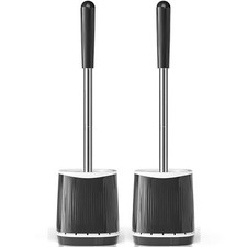 Toilet Brush Toilet Brush And Holder Set Bristles Toilet Bowl Brush Head With Ve