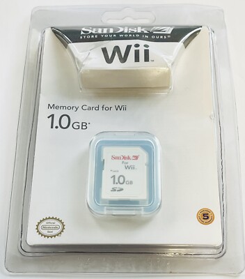 SanDisk Memory Card For Wii 1.0GB New In Box Nintendo | eBay