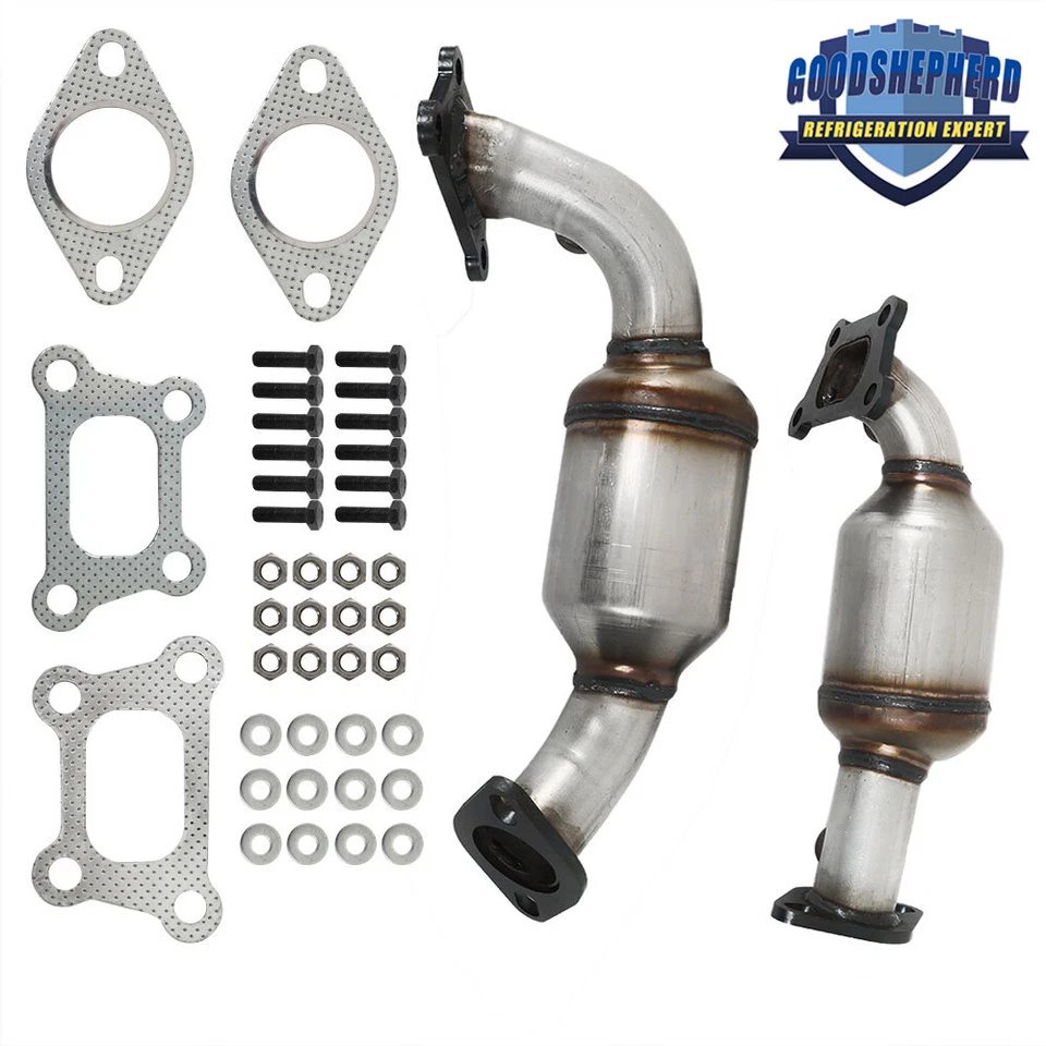 For 2012-2013 Chevrolet Impala 3.6L V6 Front & Rear Side Catalytic Converters - Image 2 of 4