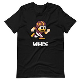Washington Commanders NES Football Player 8-bit Tecmo Super Bowl Nintend T-Shirt