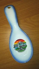 Silberne Washington DC Ceramic Kitchen Spoon Rest Vintage Japan