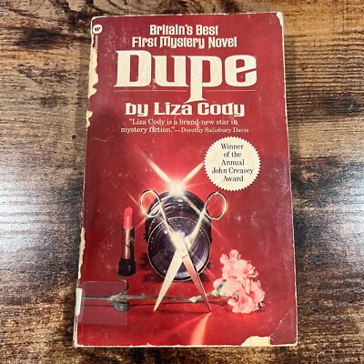 DUPE by LIZA CODY 1983 Vintage First Warner Paperback Books Printing Mystery