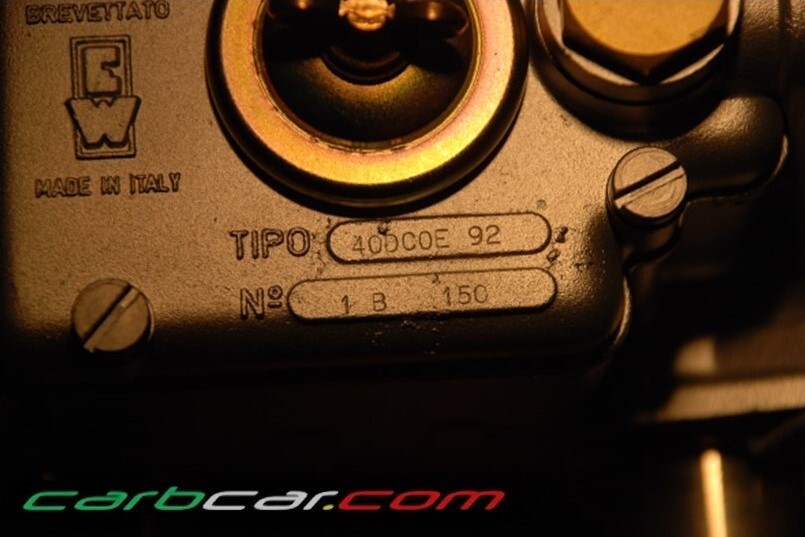 LAMBORGHINI ESPADA / JARAMA WEBER CARBURETOR