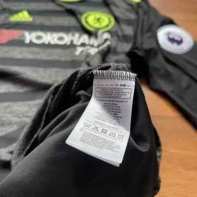CHELSEA ADIDAS 2016/2017 FOOTBALL SOCCER AWAY JERSEY #10 HAZARD