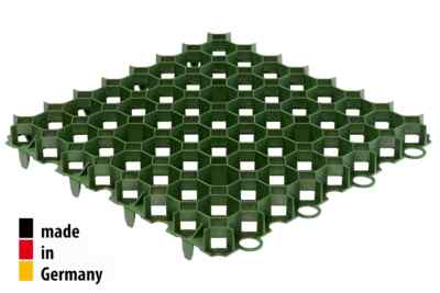40 m² Rasengitter MADE IN GERMANY Rasenschutz Gehwegplatten Rasenwaben Boden