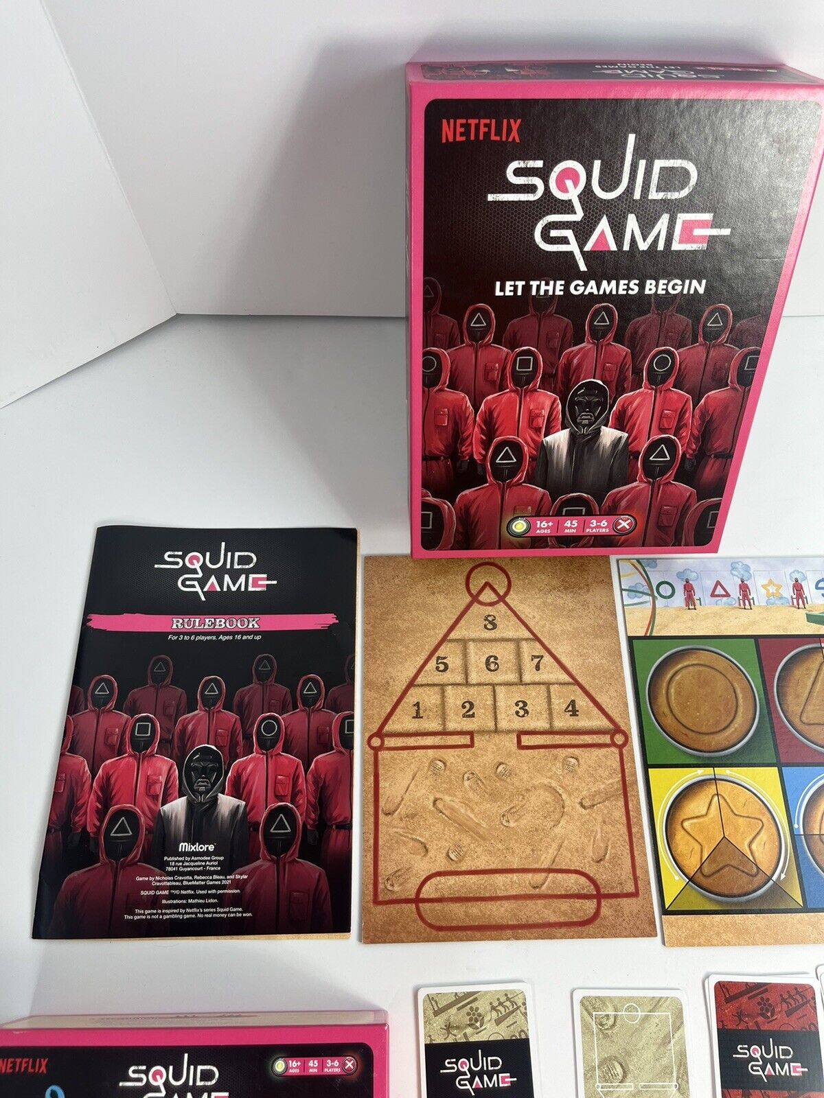 Netflix Squid Game Tournament Game for Ages 16 and up, from Asmodee