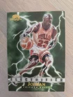 SkyBox 1996 Electrified Michael Jordan Insert Basketball Card Chicago Bulls #278