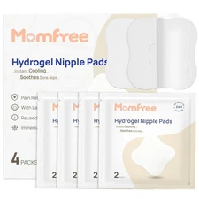 Instant Cooling Hydrogel Breastfeeding Nipple Pads Soothe and Heal Irritated