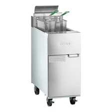 Dean by Frymaster GF14 Open Pot Liquid Propane Floor Fryer 40 lb. - 100,000 BTU