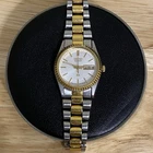 Vintage Seiko S3 Watch Gold Tone Womens  Day Date 3Y03-0160 New Battery!