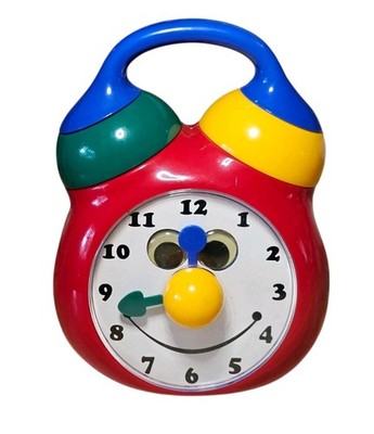Vintage Rare Tolo Tick Tock Musical Clock Toy Appeared In Baby Einstein
