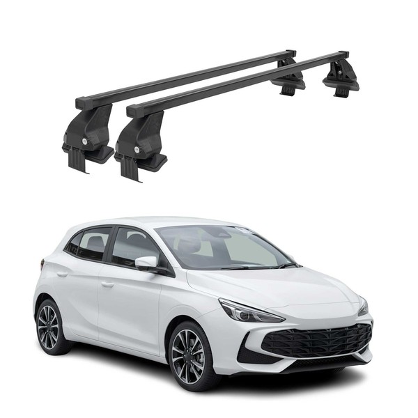 Menabo DachträGer GrundträGer FüR Mg MG3 2024-2026 Stahl Schwarz 2Tlg-image