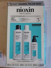 Nioxin System 3 Scalp  Hair Thickening Kit For Colored 10 fl oz 3-Pack