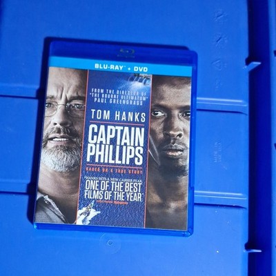 Captain Phillips Blu-ray + DVD Tom Hanks Paul Greengrass Blu-ray Case