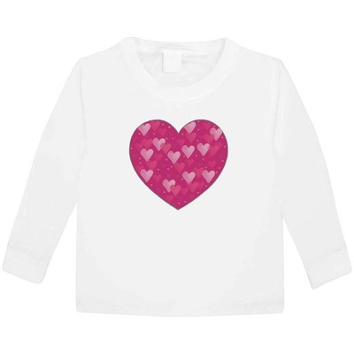 ''Love Hearts Heart'' Kinder / Kinder Langarm T-Shirts Baumwolle (KL051983)