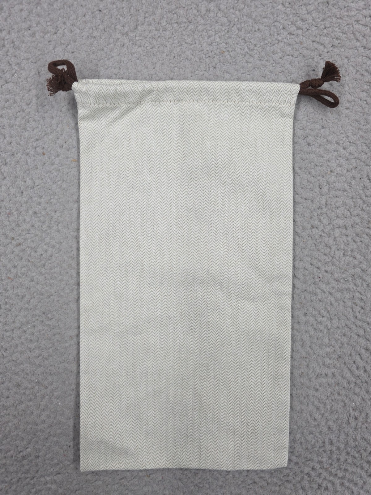 Authentic Hermes Herringbone  Drawstring Storage … - image 2