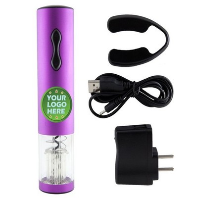 Rechargeable Electric Wine Opener with your Logo Promote your Company