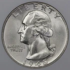 1945 25c Washington Quarter - NGC MS 66