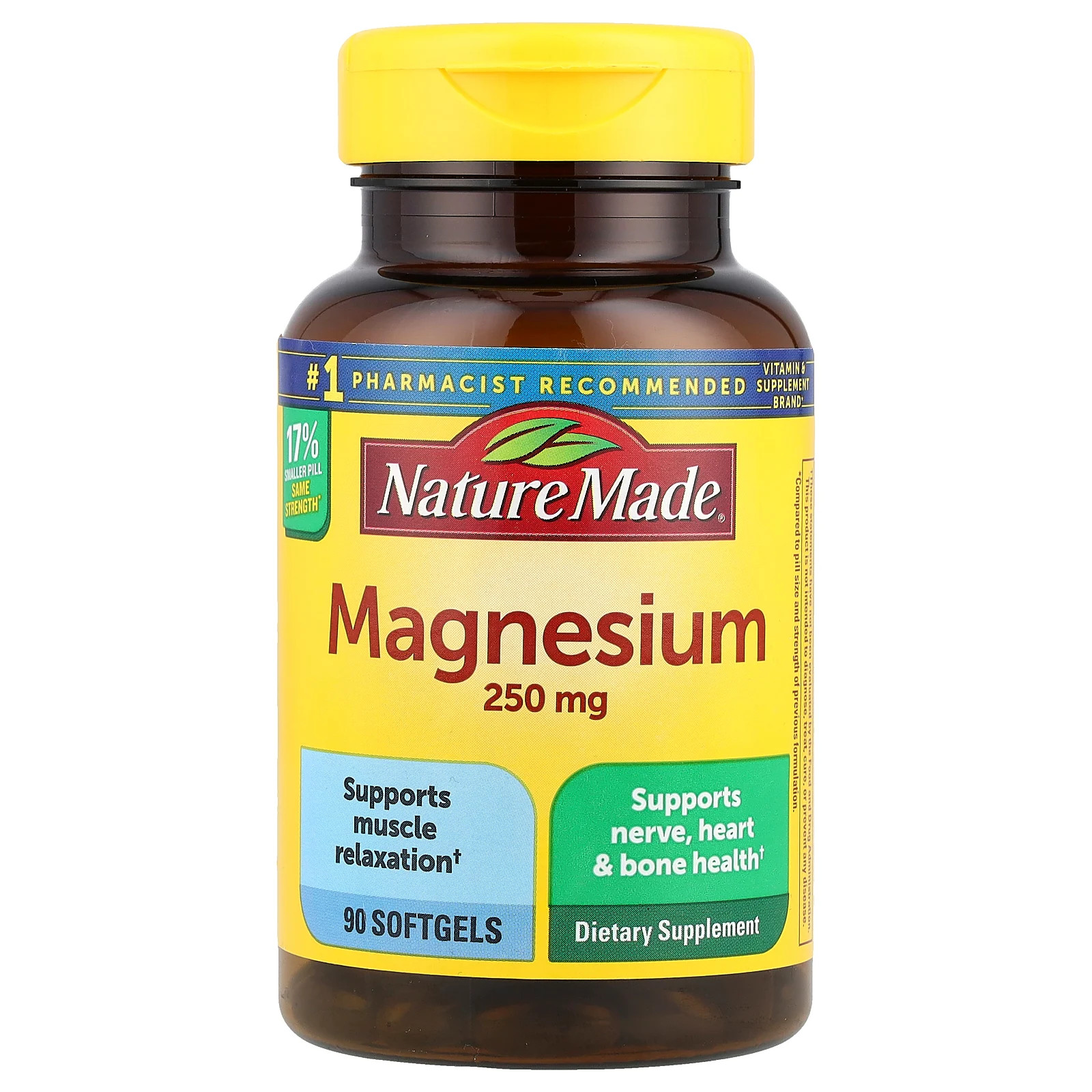 Magnesium, 250 mg, 90 Softgels