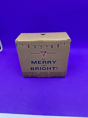 #ad BJs Restaurant Brewhouse Jeremiah Red amp; Oasis Amber Pint Glass New $19.95