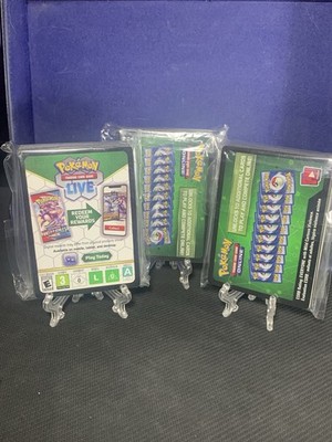 500 Pokemon Tcg Live Code Cards Bulk Lot Many Mixed Sets UNUSED Random