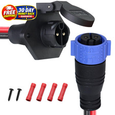 Trolling Motor Plug and Receptacle for Minn Kota Marine Boat 12V/24V/26V/48V Tro