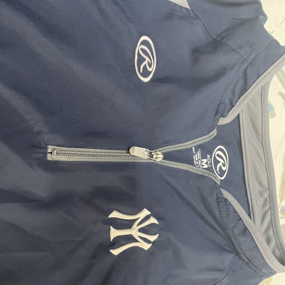 Pull vintage quart-zip des Yankees de New York, adulte pour