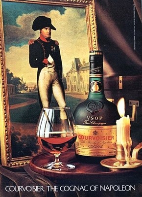 1982 COURVOISIER COGNAC The Cognac of Napoleon VSOP Vintage PRINT AD