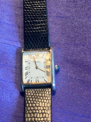 CARTIER Must de Cartier Tank Argent 925 SM Handaufzug