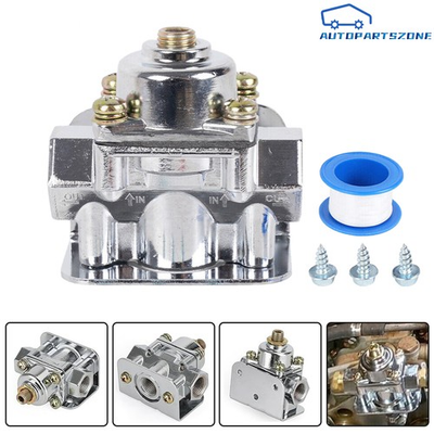 #ad For Holley 12 803 2 Port 4 1 2 to 9 PSI Carburetor Fuel Pressure Regulator New $23.88