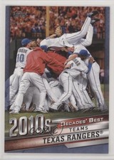 2020 Topps Decades Best Teams Blue Texas Rangers #DB-89 9qk